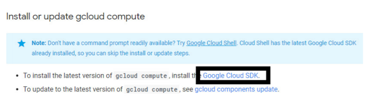 Download Google Cloud SDK